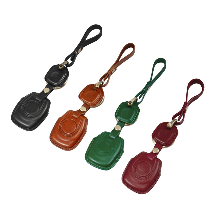 HP-A009 Motorcycle Cowhide Leather Induction Key Protective Cover for Harley Sportster S(Red) - free shipping - PMC TechLife - Order now!