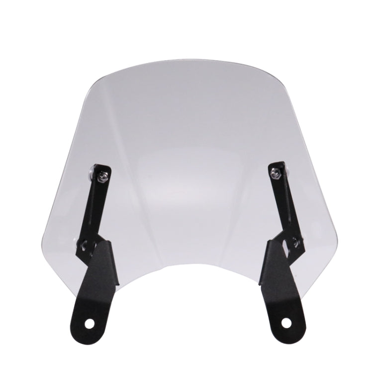 HP-DF016-B Motorcycle Front Windshield for Benelli Leoncino Trail 250(Transparent) - Others by PMC Jewellery | Online Shopping South Africa | PMC Jewellery | Buy Now Pay Later Mobicred
