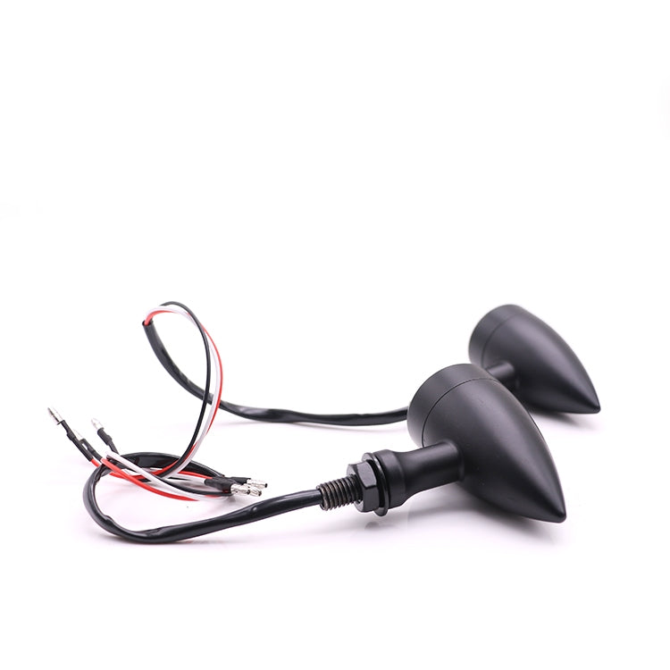 Z008 1 Pair 12V Modified Universal Motorcycle LED Turn Signal, Light Color:Red Light(Black) - Turn Signal by PMC TechLife | Online Shopping South Africa | PMC TechLife | Buy Now Pay Later Mobicred