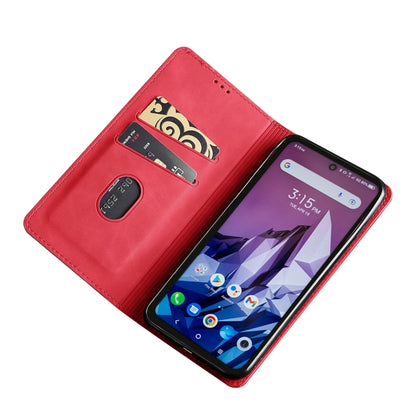 For Blackview A55 Pro Skin Feel Magnetic Horizontal Flip Leather Phone Case(Red) - More Brand by PMC Jewellery | Online Shopping South Africa | PMC Jewellery | Buy Now Pay Later Mobicred