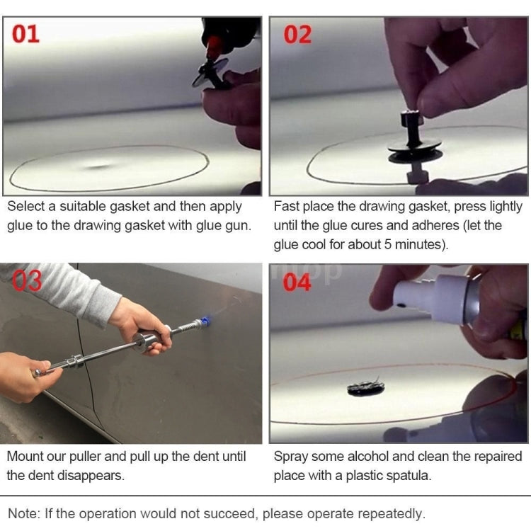 N4 107 in 1 Car Paintless Dent Removal Fender Damage Repair Puller Lifter, Plug Type:EU Plug - free shipping - PMC TechLife - Order now!
