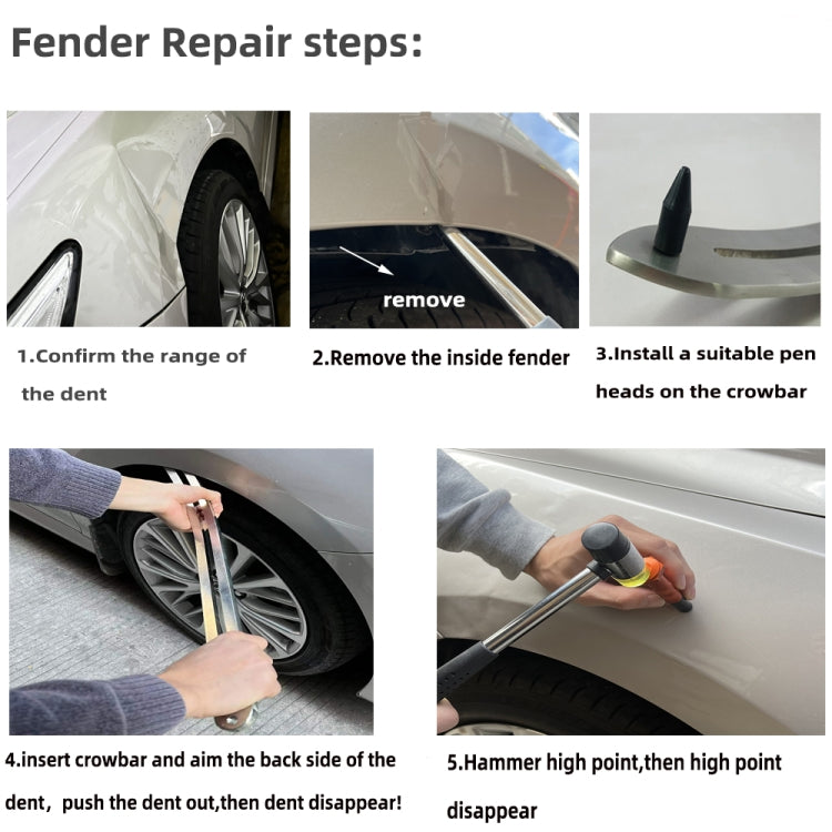 N5 104 in 1 Car Paintless Dent Removal Fender Damage Repair Puller Lifter, Plug Type:EU Plug - Sheet Metal Tools by PMC TechLife | Online Shopping South Africa | PMC TechLife | Buy Now Pay Later Mobicred