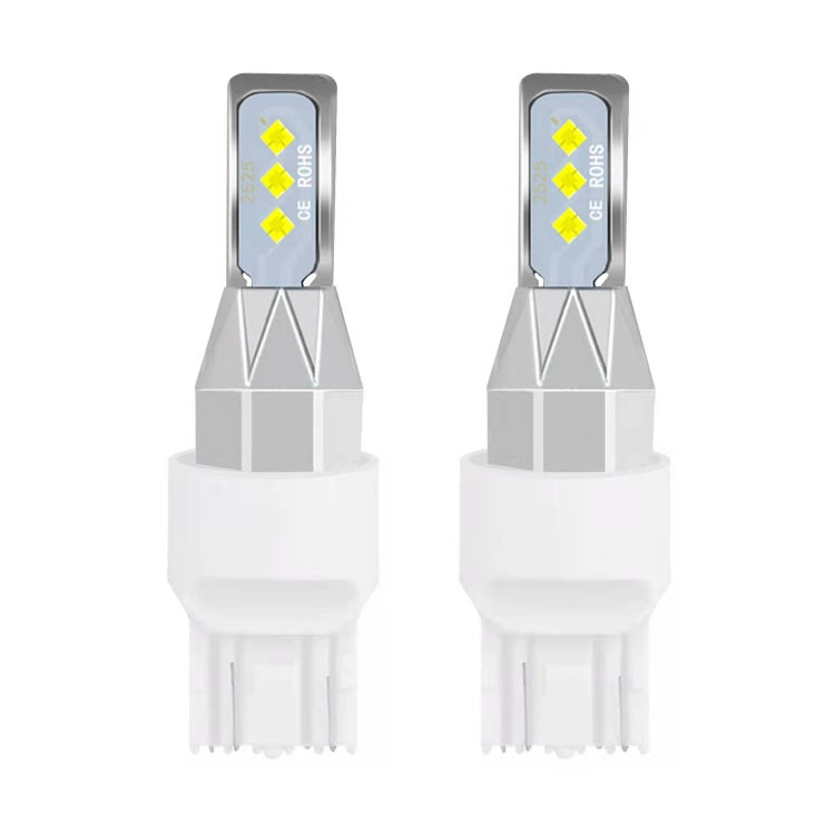 1 Pair 7443 DC 12V-24V 12W 1800LM Car LED Fog Light(Yellow Light) - Fog / Driving Lights by PMC Jewellery | Online Shopping South Africa | PMC Jewellery | Buy Now Pay Later Mobicred