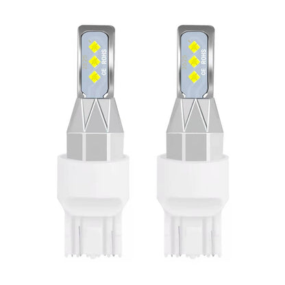 1 Pair 7443 DC 12V-24V 12W 1800LM Car LED Fog Light(Yellow Light) - Fog / Driving Lights by PMC Jewellery | Online Shopping South Africa | PMC Jewellery | Buy Now Pay Later Mobicred