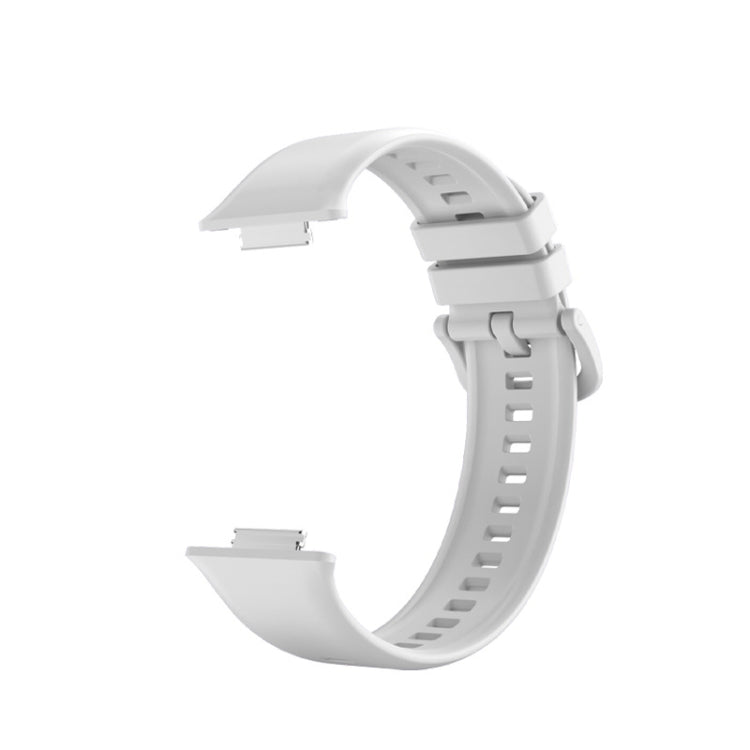 For Huawei Watch Fit 2 Solid Color Silicone Watch Band (White) - free shipping - PMC TechLife - Order now!