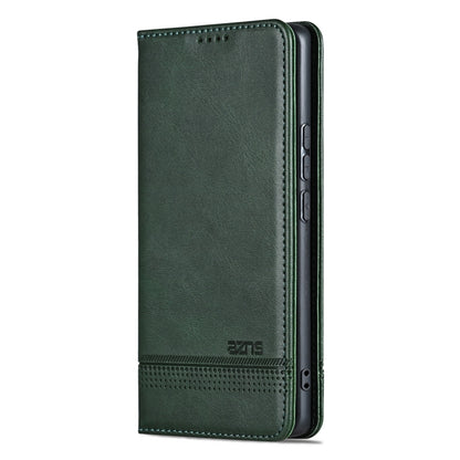 For vivo X100 AZNS Magnetic Calf Texture Leather Phone Case(Dark Green) - vivo Cases by AZNS | Online Shopping South Africa | PMC Jewellery | Buy Now Pay Later Mobicred