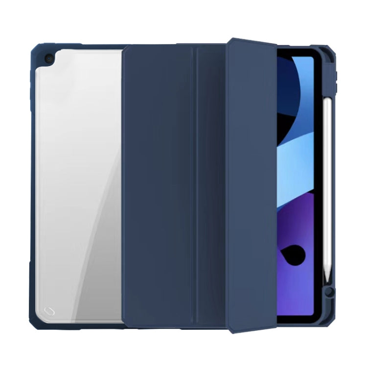 Mutural Pinyue Series Smart Leather Tablet Case For iPad 9.7 2018 / 2017(Dark Blue) - free shipping - PMC TechLife - Order now!