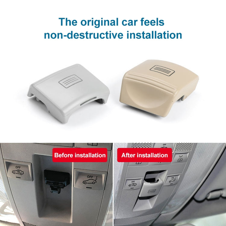 Car Sunroof Window Switch Button for Mercedes-Benz W204 / W212, Left Driving(Nut Beige) - Car Switches by PMC TechLife | Online Shopping South Africa | PMC TechLife | Buy Now Pay Later Mobicred