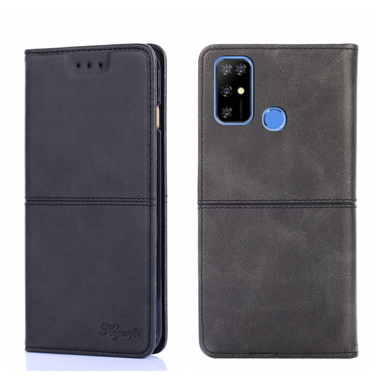 For Doogee X96 Pro Cow Texture Magnetic Horizontal Flip Leather Phone Case(Black) - Doogee Cases by PMC Jewellery | Online Shopping South Africa | PMC Jewellery | Buy Now Pay Later Mobicred