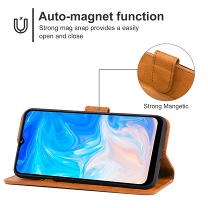 For DOOGEE N40 Pro Leather Phone Case(Brown) - Doogee Cases by PMC Jewellery | Online Shopping South Africa | PMC Jewellery | Buy Now Pay Later Mobicred