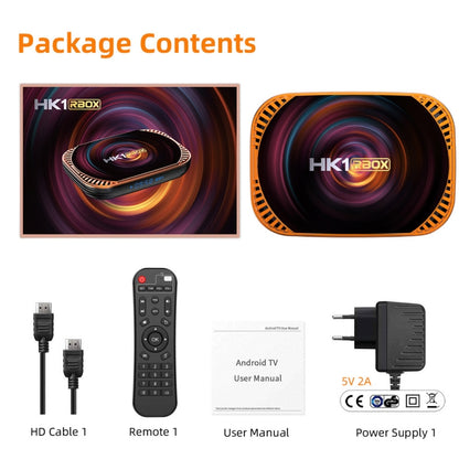 MECOOL HK1RBOX X4 4K TV Box, Android 11 Amlogic S905X4 CPU with RC 4GB+128GB(EU Plug) - Amlogic S905 by MECOOL | Online Shopping South Africa | PMC Jewellery | Buy Now Pay Later Mobicred