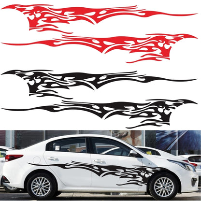 2 PCS/Set D-144 Fire Element Pattern Car Modified Decorative Sticker(Red) - Decorative Sticker by PMC Jewellery | Online Shopping South Africa | PMC Jewellery | Buy Now Pay Later Mobicred