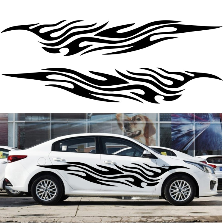 2 PCS/Set D-476 Fire Element Pattern Car Modified Decorative Sticker(Red) - Decorative Sticker by PMC TechLife | Online Shopping South Africa | PMC TechLife | Buy Now Pay Later Mobicred