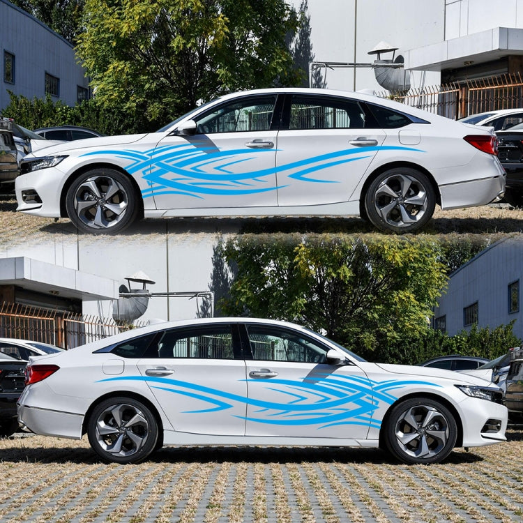 2 PCS/Set D-503 Totem Pattern Car Modified Decorative Sticker(Blue) - Decorative Sticker by PMC TechLife | Online Shopping South Africa | PMC TechLife | Buy Now Pay Later Mobicred