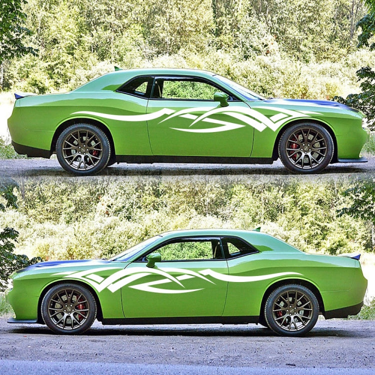 2 PCS/Set D-731 Totem Pattern Car Modified Decorative Sticker(White) - Decorative Sticker by PMC TechLife | Online Shopping South Africa | PMC TechLife | Buy Now Pay Later Mobicred