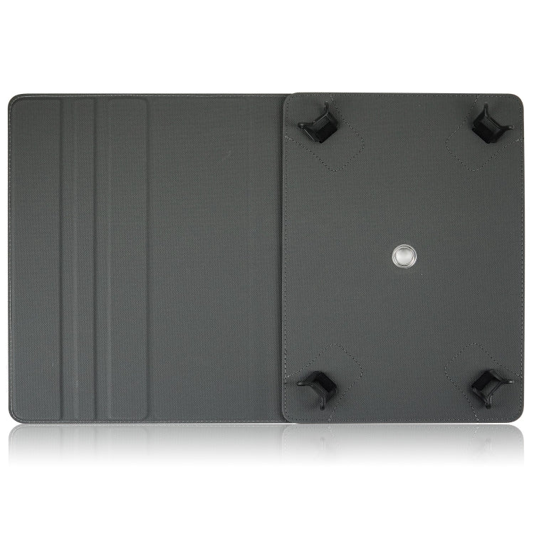 For 10 inch Cloth Texture 360 Rotation Horizontal Flip Universal Tablet PC Leather Case with Pen Slot(Purple) - 10 - 11 inch by PMC TechLife | Online Shopping South Africa | PMC TechLife | Buy Now Pay Later Mobicred