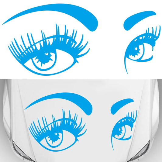 D-821 Beauty Eyes Pattern Car Modified Decorative Sticker(Blue) - Decorative Sticker by PMC Jewellery | Online Shopping South Africa | PMC Jewellery | Buy Now Pay Later Mobicred