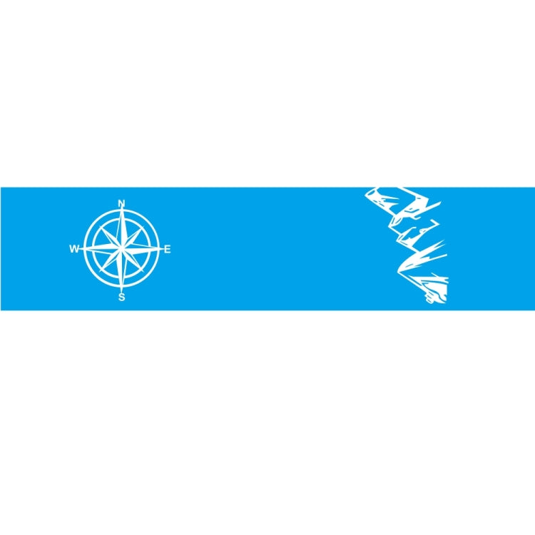 D-864 Compass Pattern Car Modified Decorative Sticker(Blue) - Decorative Sticker by PMC TechLife | Online Shopping South Africa | PMC TechLife | Buy Now Pay Later Mobicred