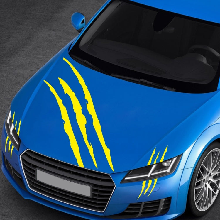 D-865 Claw Scratches Pattern Car Modified Decorative Sticker(Yellow) - Decorative Sticker by PMC TechLife | Online Shopping South Africa | PMC TechLife | Buy Now Pay Later Mobicred