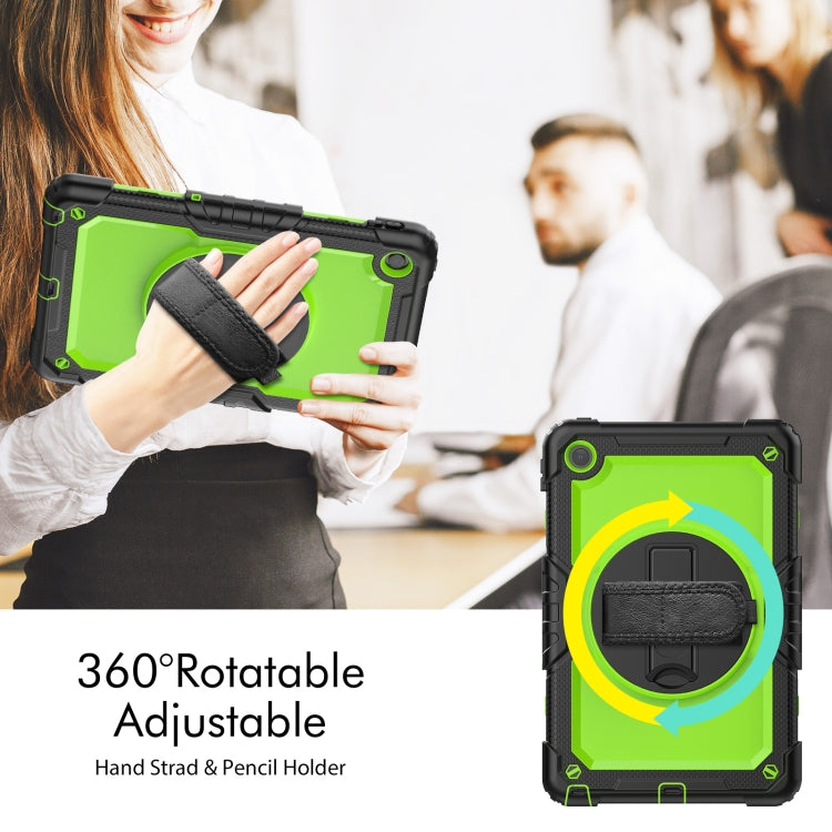 For Lenovo Tab M10 Plus 10.6 3rd Gen 2022 Silicone + PC Tablet Case(Yellow Green + Black) - Lenovo by PMC TechLife | Online Shopping South Africa | PMC TechLife | Buy Now Pay Later Mobicred