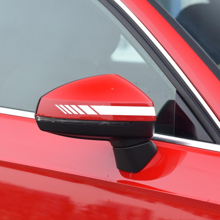 D-936 Stripe Pattern Car Modified Decorative Sticker(White) - Decorative Sticker by PMC Jewellery | Online Shopping South Africa | PMC Jewellery | Buy Now Pay Later Mobicred
