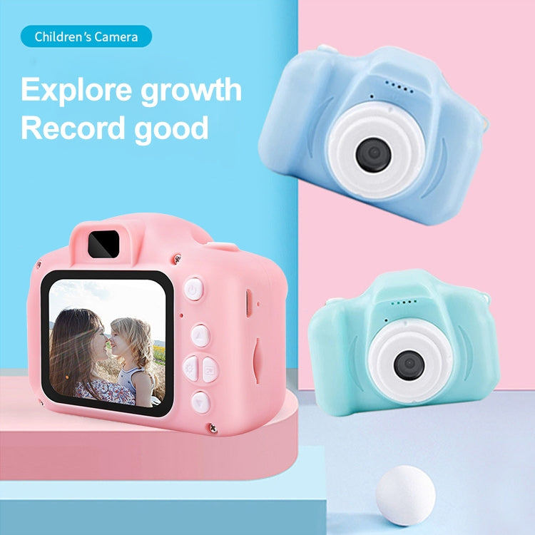 X2S 2.0 Inch LCD Screen Mini Children Camera Digital Camera, For:800W+32G Memory Card+Card Reader+Cartoon Sticker(Blue) - free shipping - PMC TechLife - Order now!