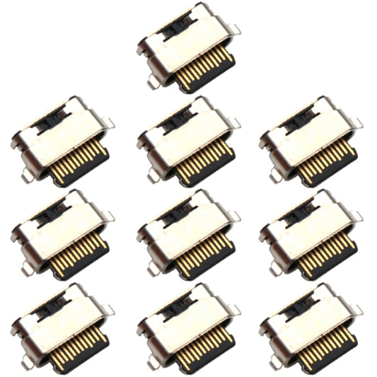 For Samsung Galaxy A03s 10pcs Charging Port Connector - Single Tail Connector by PMC Jewellery | Online Shopping South Africa | PMC Jewellery | Buy Now Pay Later Mobicred
