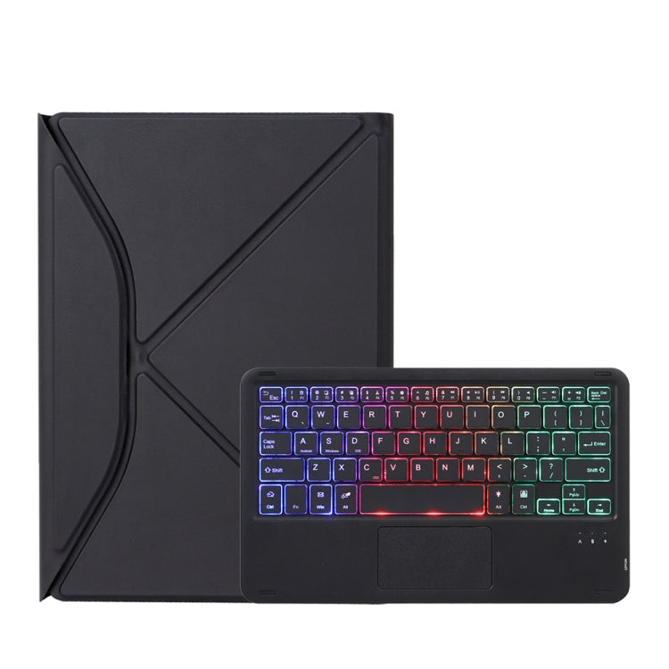 Z11B-AS Pen Slot Touchpad Backlight Bluetooth Keyboard Leather Tablet Case For iPad Pro 11 2021/2020/2018(Black) - For iPad Pro by PMC TechLife | Online Shopping South Africa | PMC TechLife