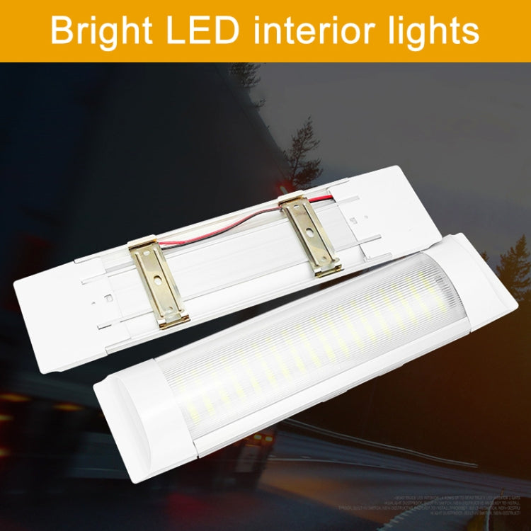 2 PCS ZS-3331 12-80V High Bright 84LEDs RV Dome Light Cabin Light Bar - Dome Lights by PMC TechLife | Online Shopping South Africa | PMC TechLife | Buy Now Pay Later Mobicred