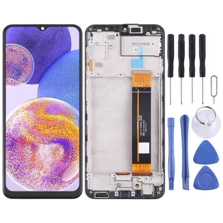 Original LCD Screen For Samsung Galaxy A23 SM-A235F Digitizer Full Assembly with Frame - free shipping - PMc TechLife - Order now!