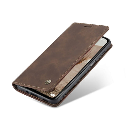 For Samsung Galaxy M53 5G CaseMe 013 Multifunctional Horizontal Flip Leather Phone Case(Coffee) - Galaxy Phone Cases by CaseMe | Online Shopping South Africa | PMC Jewellery | Buy Now Pay Later Mobicred