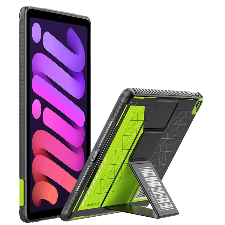 For iPad mini 6 / mini 2024 Mutural XingTu Series Tablet Case with Holder(Cyan) - free shipping - PMC TechLife - Order now!