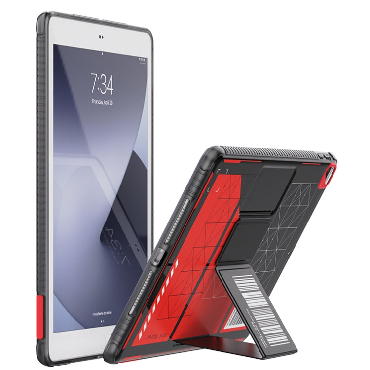 Mutural XingTu Series Tablet Case with Holder For iPad 10.2 2021 / 2020 / Pro 10.5 inch(Red) - free shipping - PMc TechLife - Order now!