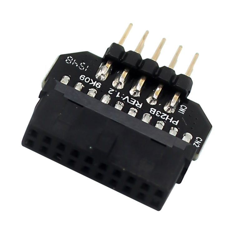 10 PCS Motherboard USB 2.0 9Pin to USB 3.0 19Pin Plug-in Connector Adapter, Model:PH23B - free shipping - PMC Jewellery - Order now!