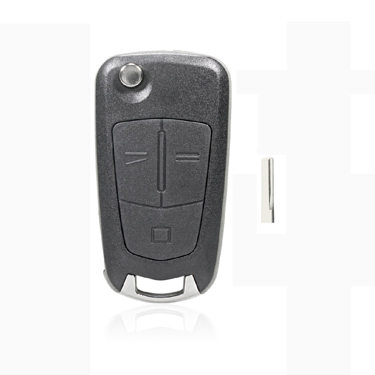 For Opel Car Foldable Blade Key Case with Screw Hole, Style:3-button HU43 Milling Embryo - Remote Car Key by PMC TechLife | Online Shopping South Africa | PMC TechLife | Buy Now Pay Later Mobicred