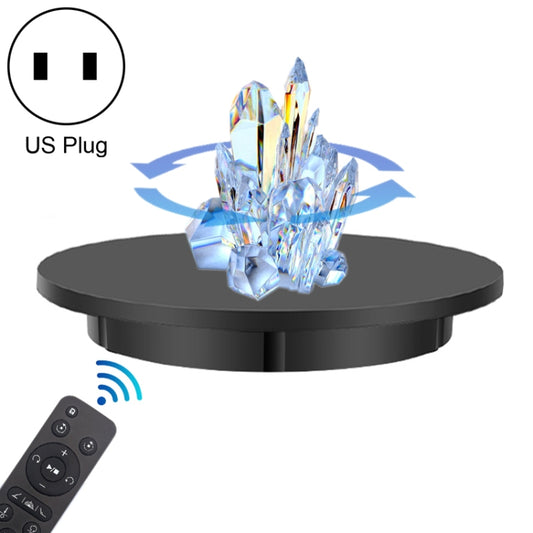 42cm Charging Rotating Display Stand Video Shooting Turntable, Load: 100kg, Power Plug:US Plug(Black) -  by PMC Jewellery | Online Shopping South Africa | PMC Jewellery | Buy Now Pay Later Mobicred