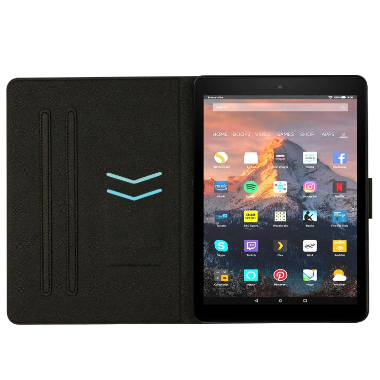 For Amazon Kindle Fire HD 10 2015 Stitching Solid Color Smart Leather Tablet Case(Grey) - Lenovo by PMC TechLife | Online Shopping South Africa | PMC TechLife | Buy Now Pay Later Mobicred