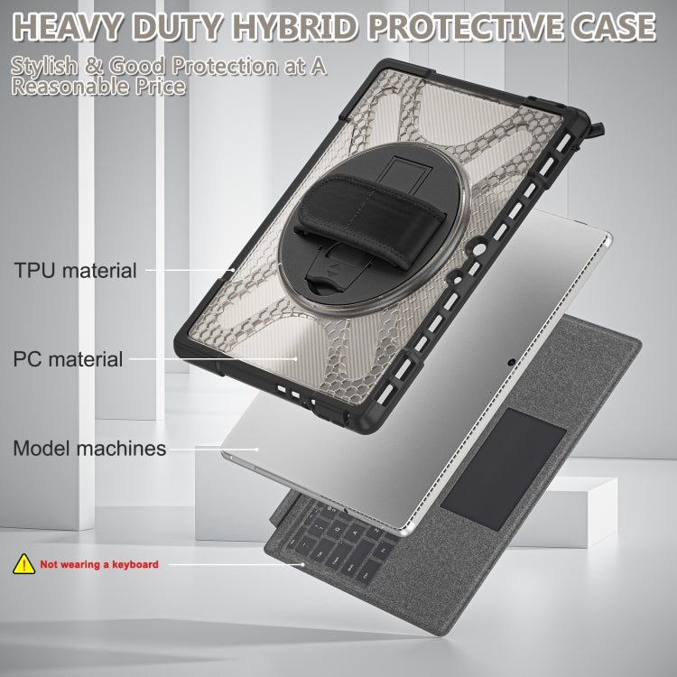 For MicroSoft Surface Pro 8 TPU + PC Tablet Case(Tea Color) - Others by PMC TechLife | Online Shopping South Africa | PMC TechLife | Buy Now Pay Later Mobicred