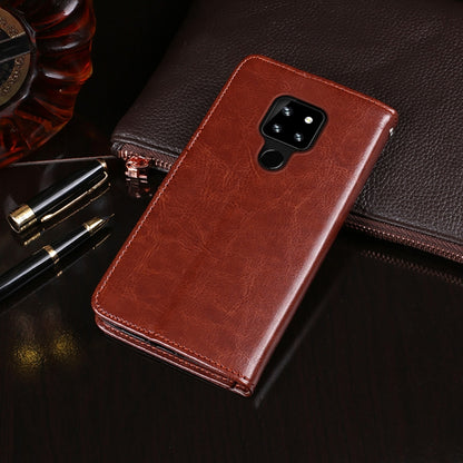 For Cubot P30 idewei Crazy Horse Texture Horizontal Flip Leather Case with Holder & Card Slots & Wallet(Brown) - More Brand by idewei | Online Shopping South Africa | PMC Jewellery | Buy Now Pay Later Mobicred