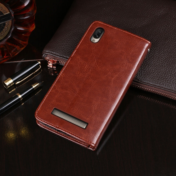 For Doogee X90 idewei Crazy Horse Texture Horizontal Flip Leather Case with Holder & Card Slots & Wallet(White) - More Brand by idewei | Online Shopping South Africa | PMC TechLife | Buy Now Pay Later Mobicred