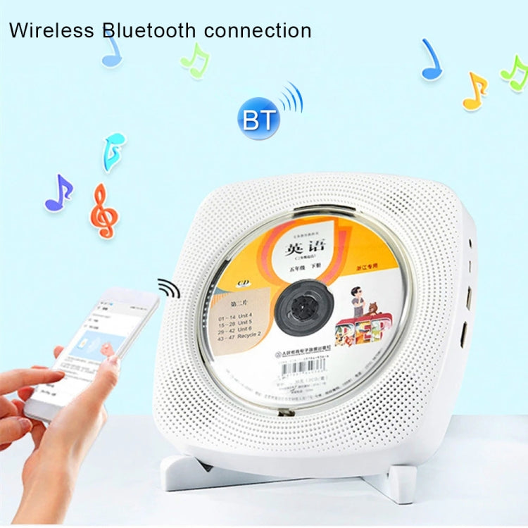 Kecag KC-609 Wall Mounted Home DVD Player Bluetooth CD Player, Specification:CD Version+ Not Connected to TV+ Plug-In Version(Black) - free shipping - PMC Jewellery - Order now!