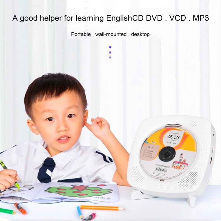 Kecag KC-609 Wall Mounted Home DVD Player Bluetooth CD Player, Specification:CD Version+ Not Connected to TV+ Plug-In Version(Blue) - free shipping - PMC Jewellery - Order now!
