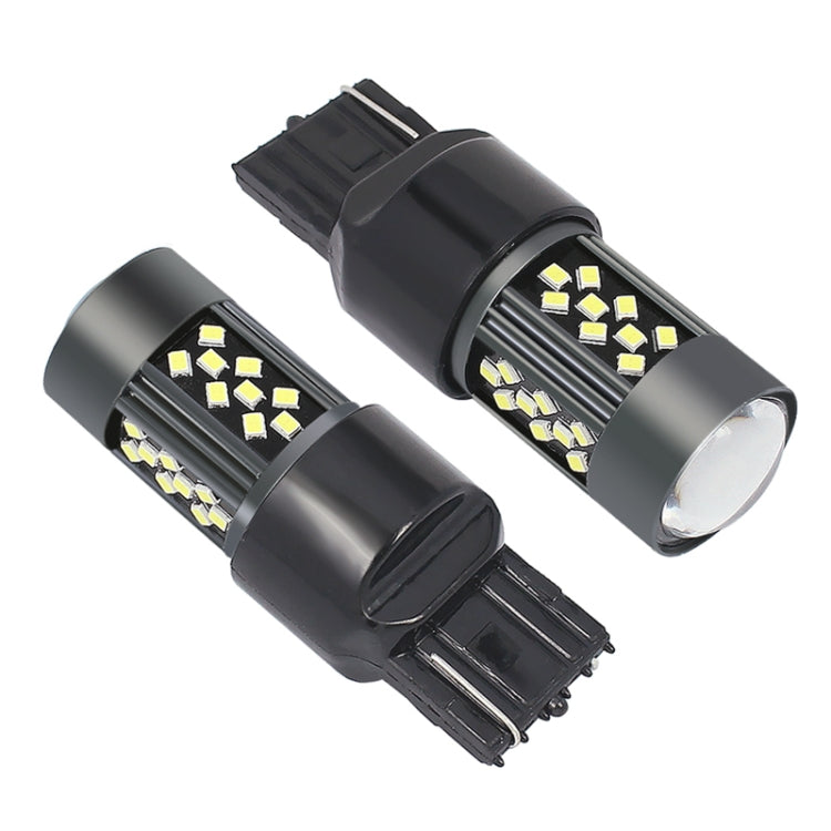 1 Pair 7443 12V 7W Continuous Car LED Fog Light(Orange Light) - Fog / Driving Lights by PMC Jewellery | Online Shopping South Africa | PMC Jewellery | Buy Now Pay Later Mobicred