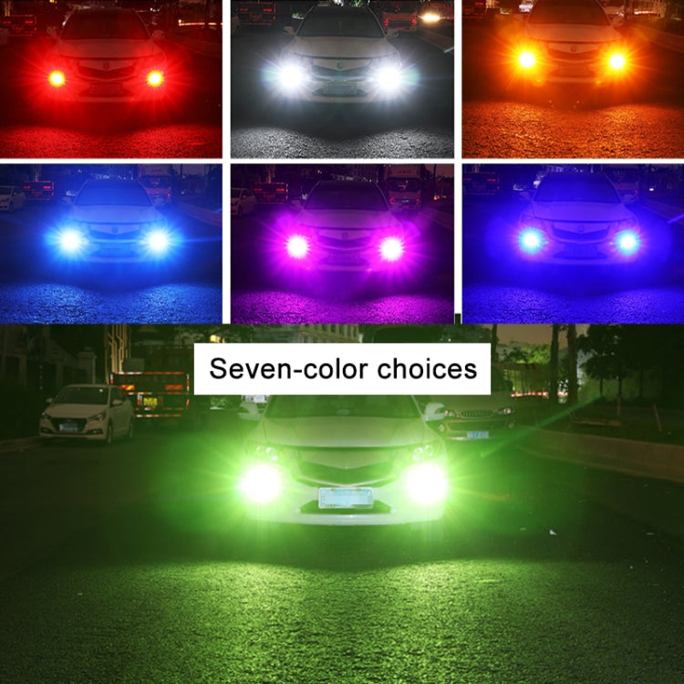 1 Pair 9005 12V 7W Continuous Car LED Fog Light(Red Light) - Fog / Driving Lights by PMC TechLife | Online Shopping South Africa | PMC TechLife | Buy Now Pay Later Mobicred