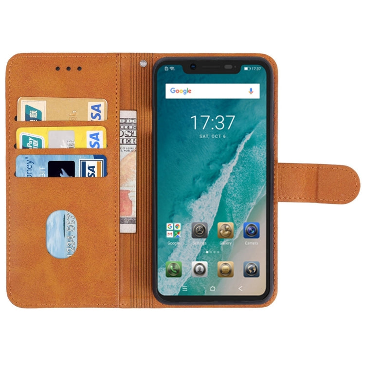For Blackview BV9600 / BV9600 Pro Leather Phone Case(Brown) - More Brand by PMC Jewellery | Online Shopping South Africa | PMC Jewellery | Buy Now Pay Later Mobicred