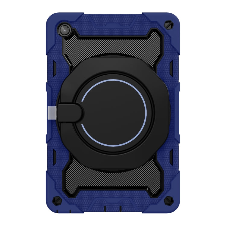 For Lenovo Tab M10 Plus 3rd Gen Armor Contrast Color Silicone + PC Tablet Case(Navy Blue) - Lenovo by PMC TechLife | Online Shopping South Africa | PMC TechLife | Buy Now Pay Later Mobicred