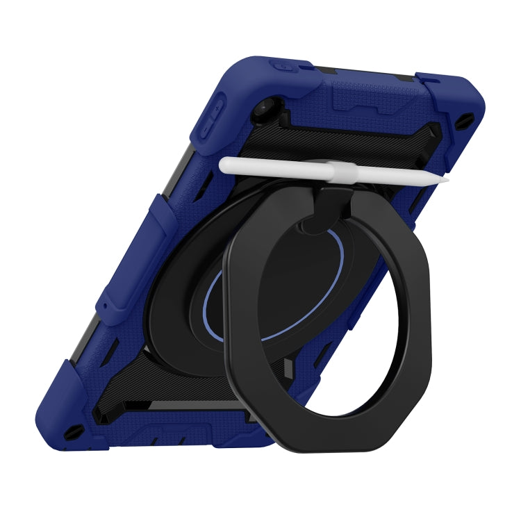 For Lenovo Tab M10 Plus 3rd Gen Armor Contrast Color Silicone + PC Tablet Case(Navy Blue) - Lenovo by PMC TechLife | Online Shopping South Africa | PMC TechLife | Buy Now Pay Later Mobicred
