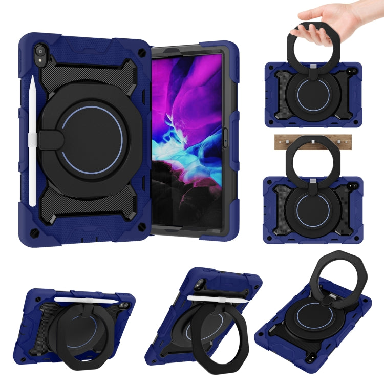 For Lenovo Tad P11 Armor Contrast Color Silicone + PC Tablet Case(Navy Blue) - Lenovo by PMC TechLife | Online Shopping South Africa | PMC TechLife | Buy Now Pay Later Mobicred