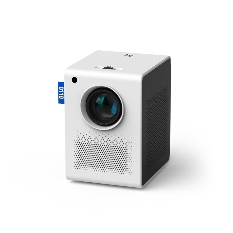 D110 180 ANSI Lumens Mini LED+LCD Smartphone Wireless Screen Mirroring Projector, Plug Type:US Plug(White) - Mini Projector by PMC Jewellery | Online Shopping South Africa | PMC Jewellery | Buy Now Pay Later Mobicred