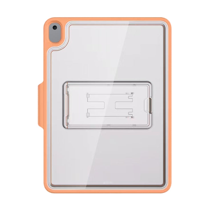 Mutural Transparent Holder Tablet Case For iPad 10.2 2021 / 2020 / 2019 / 10.5(Orange) - free shipping - PMc TechLife - Order now!